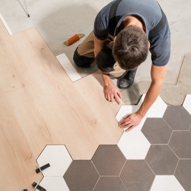 Flooring installation services in Fitchburg